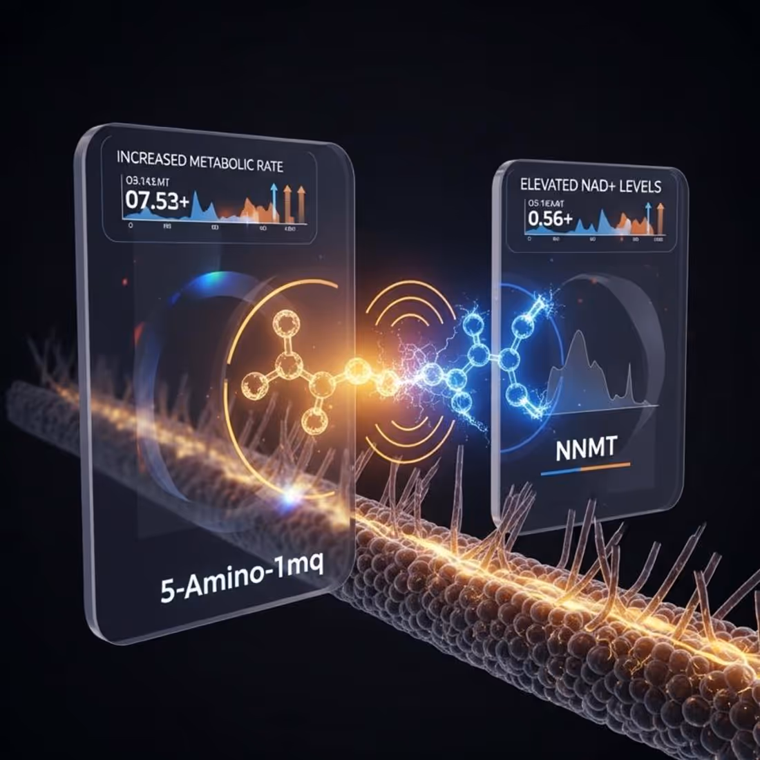 5-Amino-1MQ — illustration de dossier de recherche