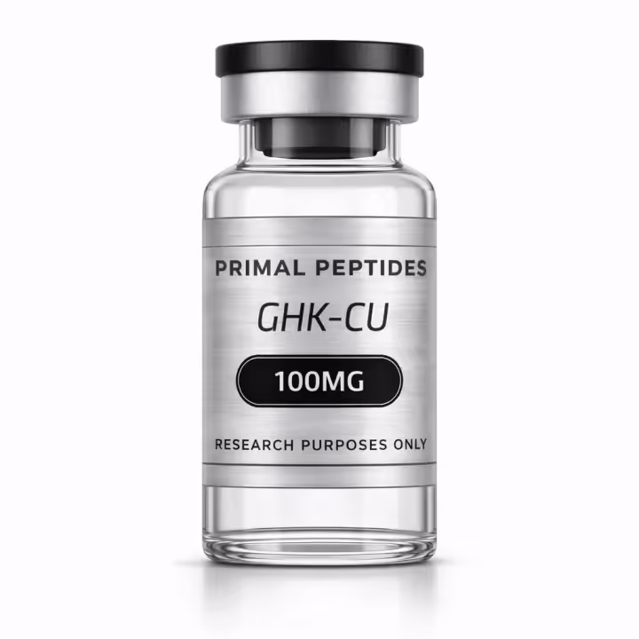 GHK-Cu 100mg — flacon de matériau de référence analytique