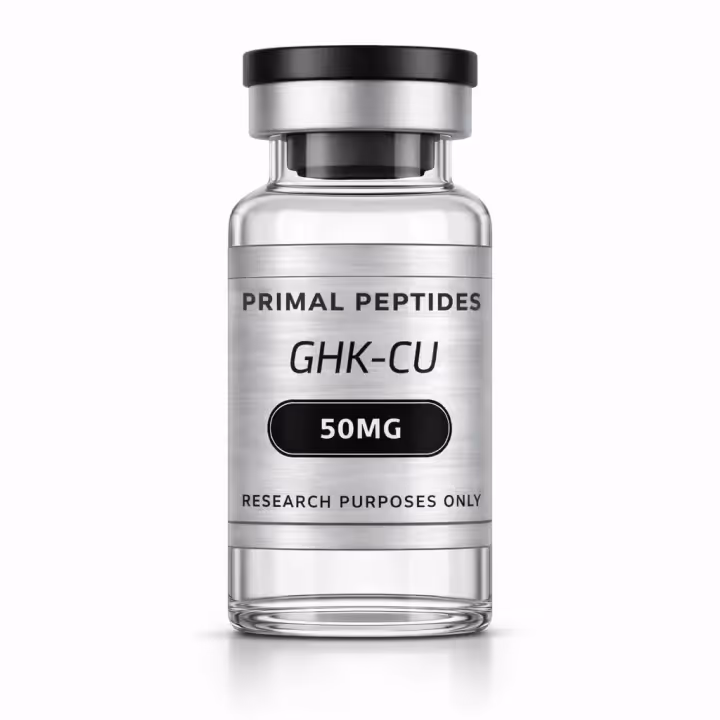 GHK-Cu 50mg — flacon de matériau de référence analytique