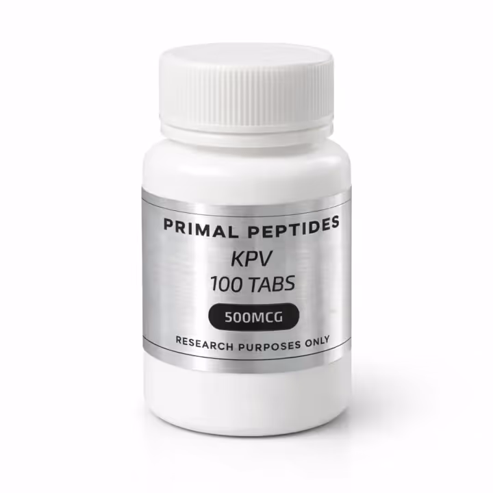 Comprimés KPV 500mcg × 100 tabs — flacon de matériau de référence analytique