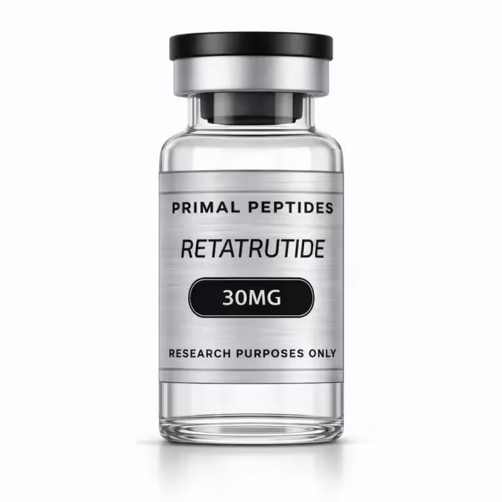 Retatrutide 30mg — flacon de matériau de référence analytique